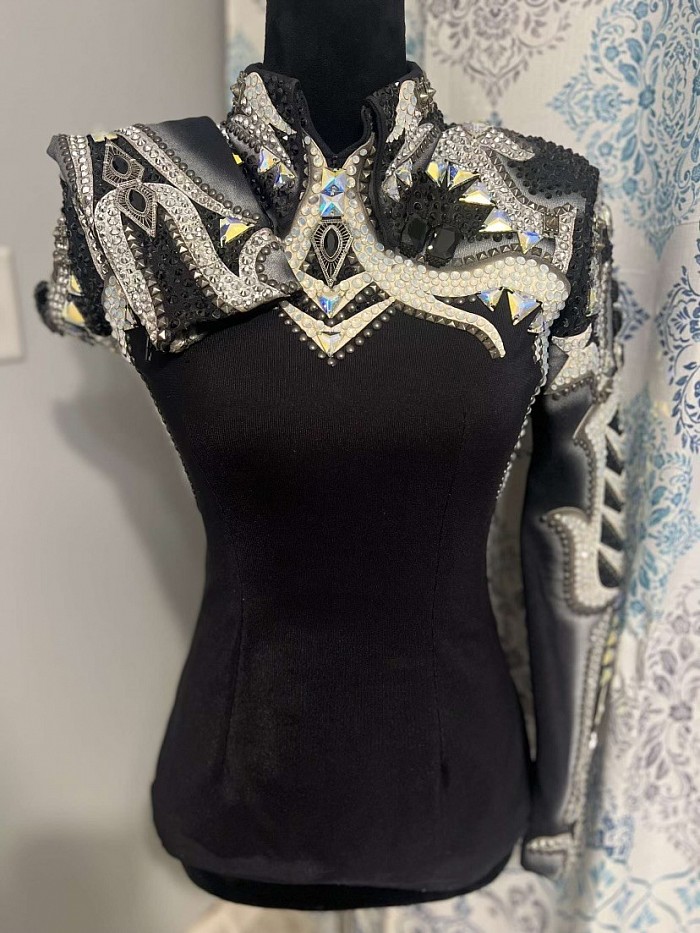 This stunning Trudy is now available! Priced at $2,200 plus shipping. (Few missing stones has extra)  Bust 33 Waist 26  Hip 36  Arms 22 Shoulders 15