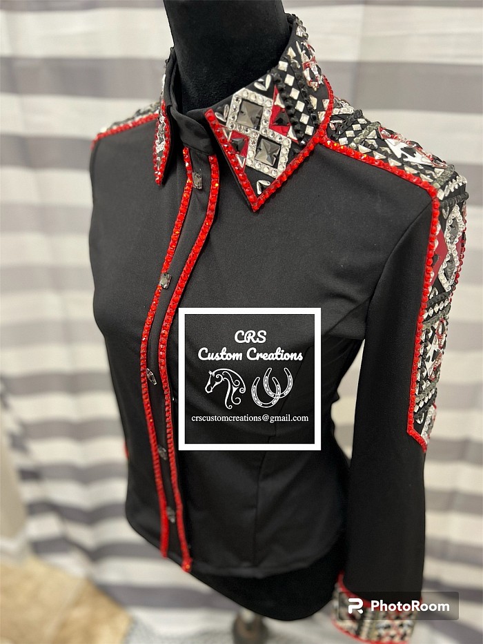 *SOLD* NEW CRS DAY SHIRTS!! Buyer pays shipping all sales are final!   Black with red $400 Bust 36  Waist 30 Hip 36  Shoulder 15  Arms 21 Length 21